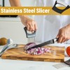 SIRLOMU New Improved Onion Holder for Slicing, Stainless Steel Onion