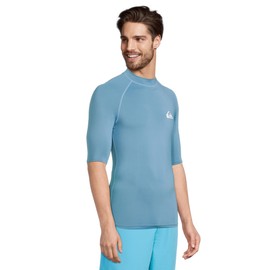 Quiksilver Men's Standard Everyday Upf50 Shorts Sleeve Surf Tee, Niagara
