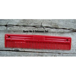 JT International Comb - Plastic 9" (Red)