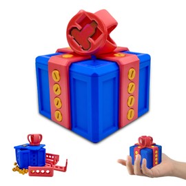 Hangsky 3D Printed Gift Box, Annoying Gift Box, Novelty Prank Gift Box, Gag Gift Box with Screws, Novelty Gift Box, Novelty Gift Box (A)