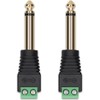 kwmobile 2 x 6.35 mm Jack Plug Adapter - Jack