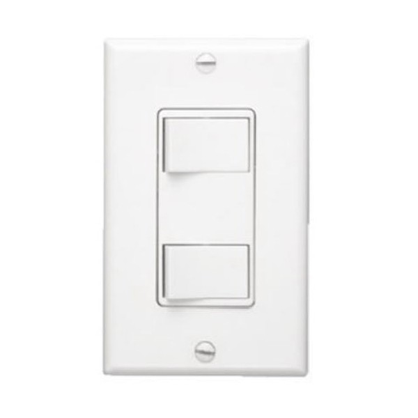 Broan-NuTone, White NuTone 68W Multi-Function Wall Control for Ventilation Fans, Pack of 1