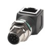 Lonlonty M12 8 Pin Male to RJ45 Male A Code