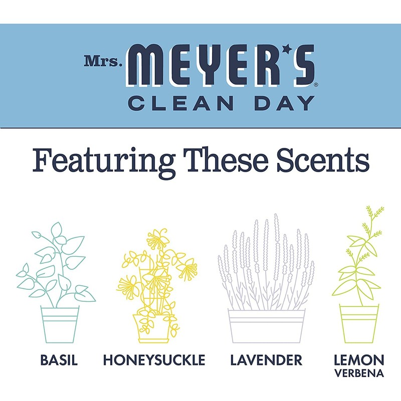 Mrs. MEYER'S All-Purpose Cleaner Spray, Bluebell, 16 fl. oz. (Pack