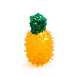 JQCUJQA Chew Toys, Dog Squeaky Toys Cute Fruits Dog Toys Teeth Cleaning and Training for Puppy Small Medium Dog Pets (Pineapple)