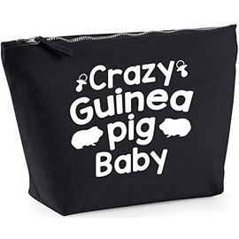 Hippowarehouse Crazy guinea pig baby printed make up cosmetic wash bag 18x19x9cm