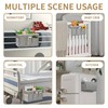 Eidoct Canvas Wall Hanging Organizer Bag with Hook, 3-pockets Waterproof