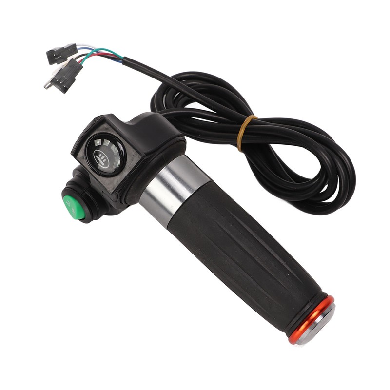 1Pair E Bike Throttle Grip 4 Lights Double Circle Accelerator