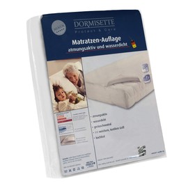 Dormisette Q70 Premium Matratzenauflage, Wasserdicht und atmungsaktiv, 70/140 cm, Baumwolle/Reinweiß