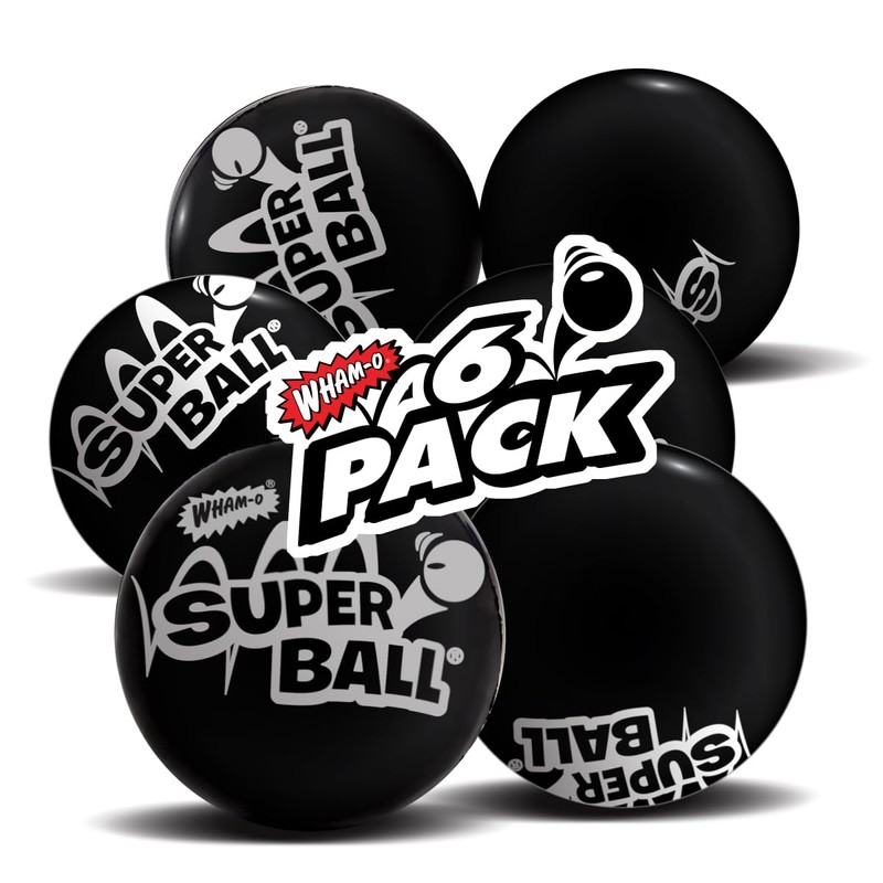 Wham-O The Original Superball with Zectron (6 Pack Bundle)