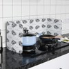 Culnflun Gas Cooker Splash Guard, Aluminium Foil, Oil Splash, Kitchen,
