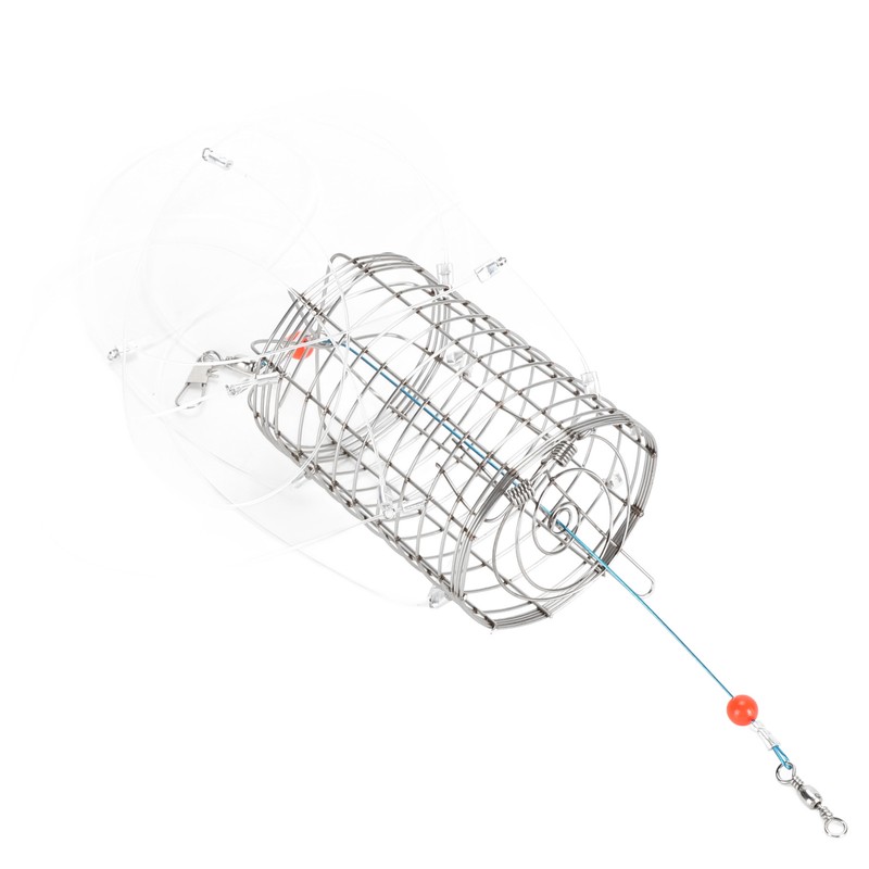 Crab Snares with 8 Loops Reusable Cylindrical Stainless Steel Wire