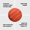 Con Forms Concrete Pump System Cleanout Sponge Ball - Hard