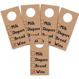 Jillson Roberts 6-Count Humorous Wine Bottle Hang Tags, Priority List