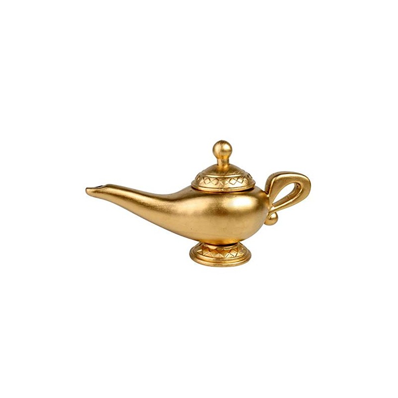 Dr Toms Gold Painted Genie Lamp Costume Prop