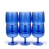 Yalin Set of 6 Unbreakable 12 oz Acrylic Plastic Wine
