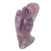 Faux Crystal Angel Figurine Carved Peace Healing Pocket Angel Statue