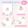 Whaline 100Pcs Easter Place Cards 2 x 3.5 Inch Easter