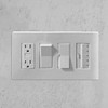 3PCS BE4 Electrical Outlet Box Extenders with 24PCS Screws, (4-Gang)