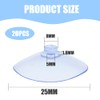 Pack of 20 suction cups, suction cups for windows, suction