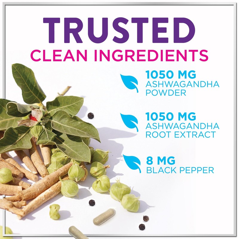 Ashwagandha Supplements 2100 mg - Extra Strength Ashwagandha Capsules for
