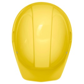 uvex superboss Safety Helmet | for the Construction Site | Industrial Protective Helmet DIN EN 397 | Construction Helmet in Unisize | Ventilated | Work Helmet - Yellow
