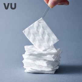 VIEW/Pure Cotton/Hypoallergenic/Embossing/Facial Cotton