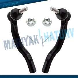 BOXI Pair (2) Front Outer Tie Rods For 2004-2009 2010 2011 Toyota Camry Lexus ES330