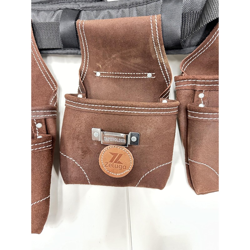 Zeluga 20-119 11 Pocket Rigger Heavy Duty Leather Tool Bag