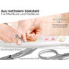 With Fine Tip For Nail Cuticles and Ingrown Nail Scissors – Stainless
