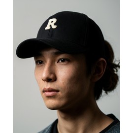Lovechic: Cap, Men's, Women's, Large Size, R Logo, Depth 6.7 inches (17 cm), Cotton Fabric, 22.8 - 24.4 inches (58 - 62 cm)