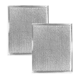 Air Filter Factory Compatible Replacement For Whirlpool 4341977 8504G Aluminum Mesh Grease Filter 2-Pack