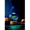 DIGFPWT Elephant Lamp,3.15 inch K9 Elephant Crystal Ball Lamp, Elephant
