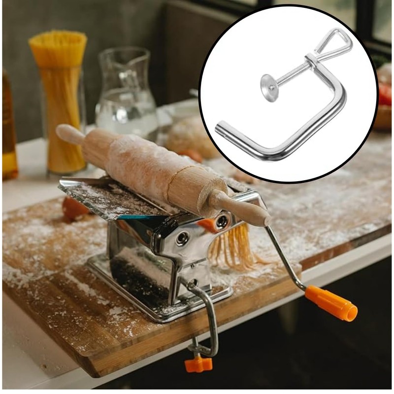 Wzenclave Pasta Machine Handle/Holding Clip, Durable Pasta Machine Holder Replacement