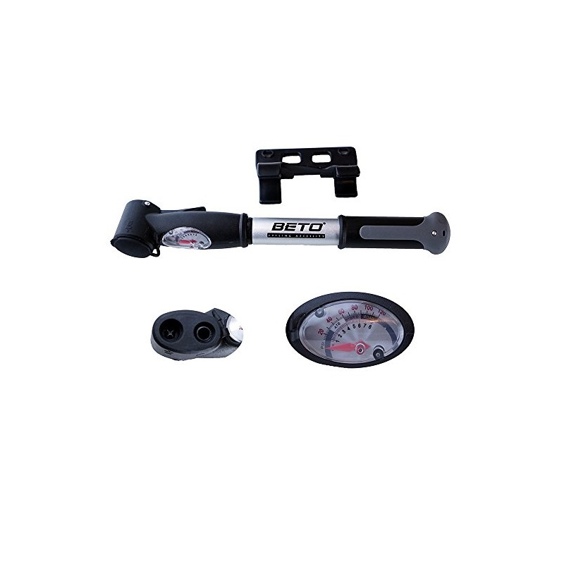 NEW Beto CLD-024G Dual Head Mini Pump with 120 PSI
