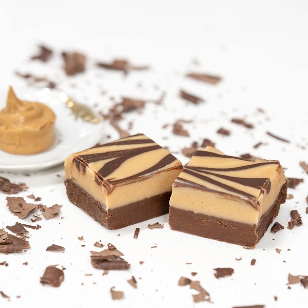 Valley Fudge, Peanut Butter Chocolate, Fresh Artisan Fudge, Real Butter,