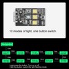 Mini 3 Pro Drone Flash, White/Red/Green Flashing, 10 Flashing Modes,