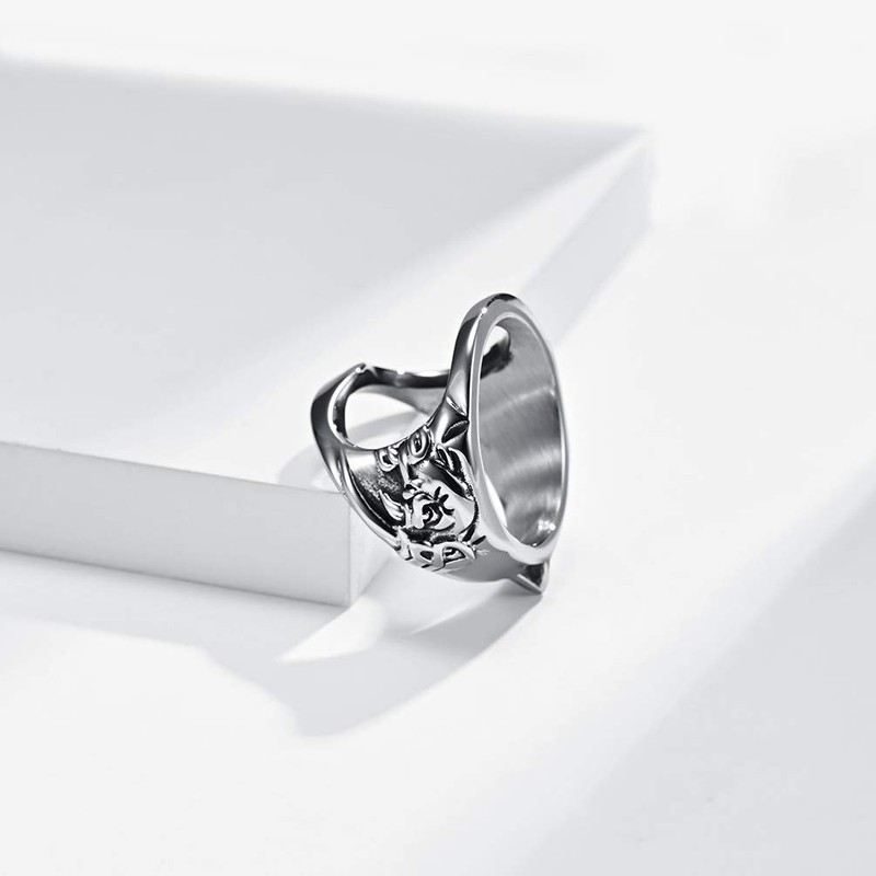 WOYNJI Stainless Steel Creative Versatile Finger Bottle Opener Ring for