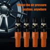 4 Pcs Tire Deflators, 10-30 PSI Adjustable Deflation for Offroad