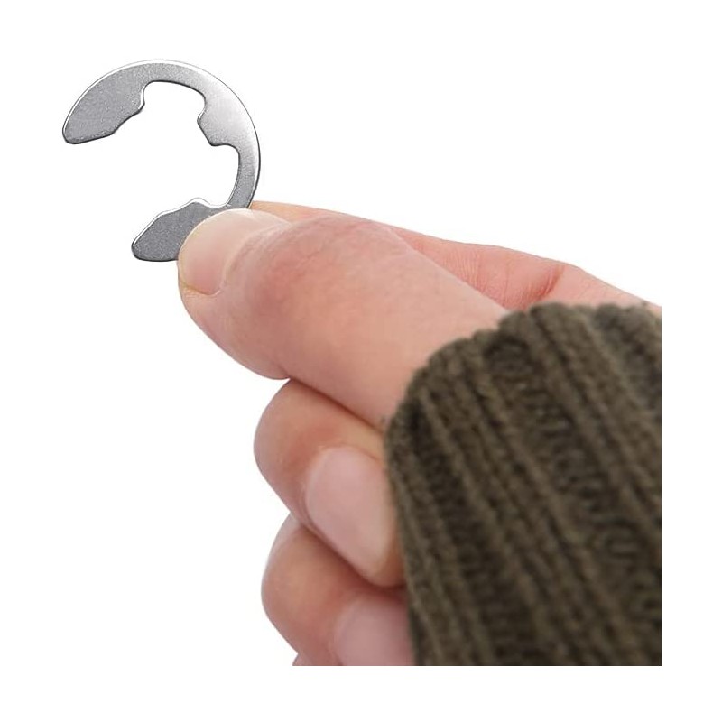 Circlip E-Clip, Circlips Snap Ring, Internal Retaining Ring, 120 Pieces