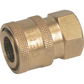 NorthStar Pressure Washer Quick Coupler - 3/8in. Female, 4000 PSI, Brass, Model Number ND10003P