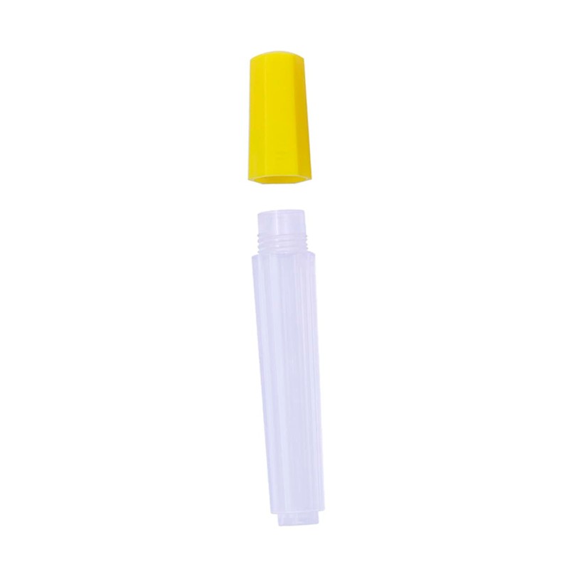 LIFKOME 10pcs Transparent Sealed Tube Needle Holder Storage Bottles for