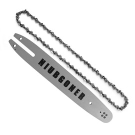 NIUBGONER 16 inch Chainsaw Guide Bar and Chain,Replacement Chainsaw Guide Bar for Stihl MS 170, MS 180, and MS 180 C,MS 192,MS 200,MS 210,MS211,3/8" LP Pitch 050'' Gauge 55 Drive Links
