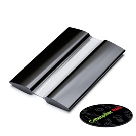 5 x 50mm Black Low Profile Flex Hinges, Flexible Living Hinges, Continuous Acrylic Piano Hinges