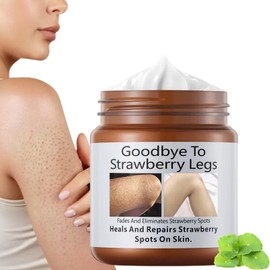Strawberr-y Legs Treatment,Strawberry Ski-n Treatment,Keratosis Pilaris Cream，Keratinization & Exfoliating Body Cream for Bumpy Skin, Chicken Skin & Strawberry Spots Repair120g