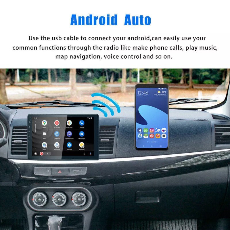 Unbranded 64G For Mitsubishi Lancer 2008-2015 Android 13 CarPlay Car
