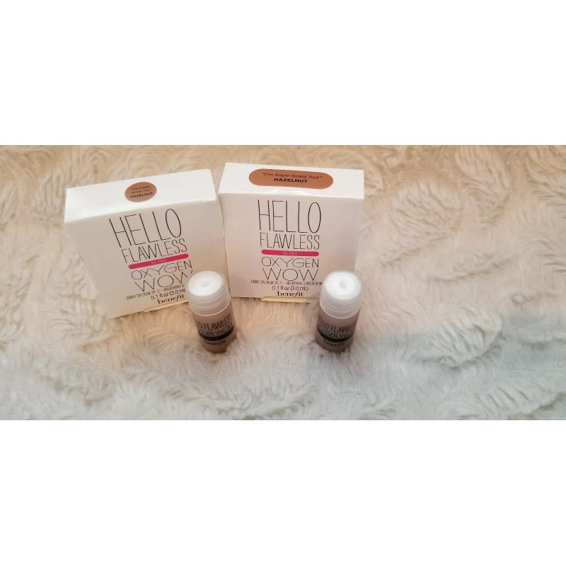 Benefit 2x BENEFIT Hello Flawless Oxygen Wow Brightening Makeup HAZELNUT