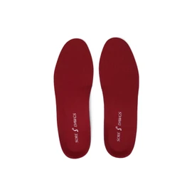 Sore Dawgs Achiever Support Insoles for Mid-Arch Active Footwear, Red, Medium (Men's 7.5-9, Women's 8-10.5)