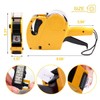 ASIBT MX5500 EOS Yellow 8 Digits Pricing Gun Kit with