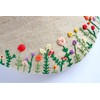 Embroidered fanny pack for women Flowers waist bag Small linen